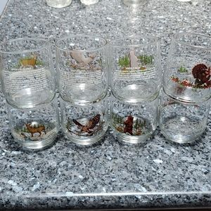 Vintage, Collectable Sunoco Oil Drinking Glasses